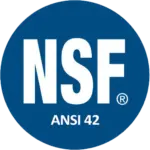 NSF ANSI 42 certification